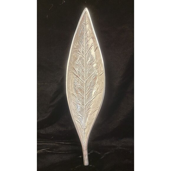 Martha Stewart Pewter Leaf Dish - Picture 1 of 10
